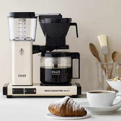 Moccamaster Koffiemachine Off-White
